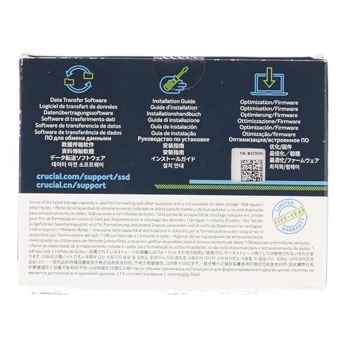 Crucial MX500 1TB SATA 6.35 cm (2.5-inch) 7mm Internal SSD (CT1000MX500SSD1)