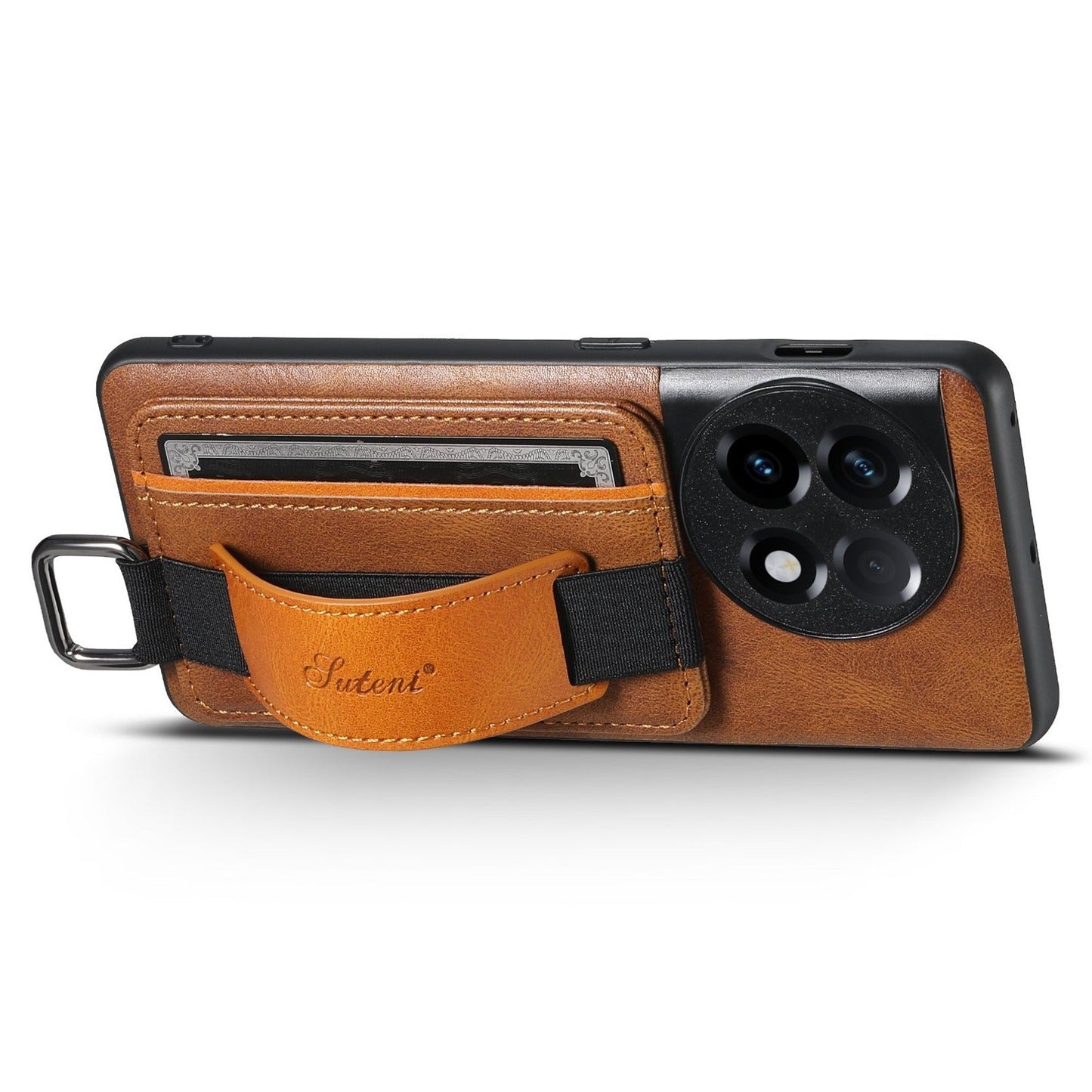 Wristlet Card Slot Metal Ring Case - OnePlus