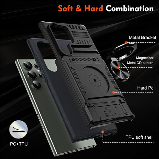 Heavy-Duty Convertible Kickstand Case - Samsung