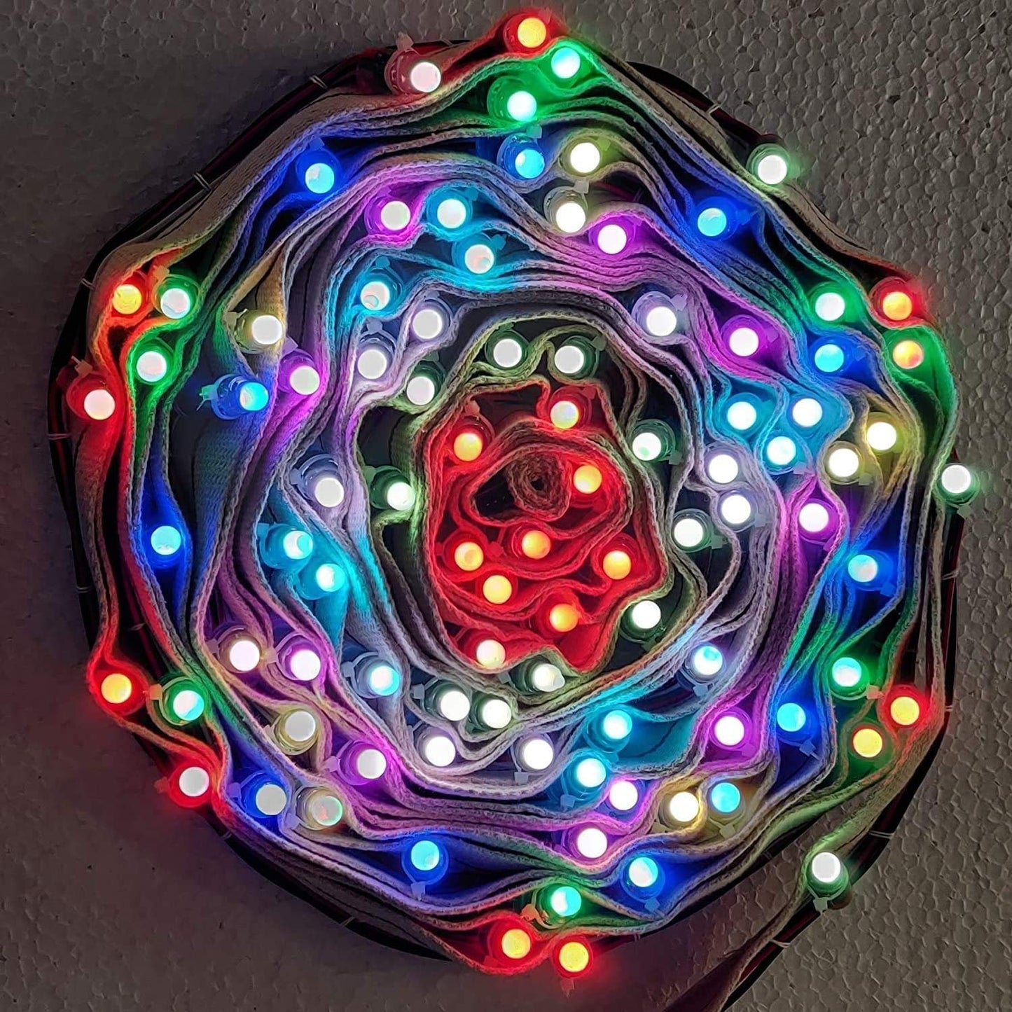 Multicolor Decorative Pixel Led Patta Belt Light 200 bulb 20meter