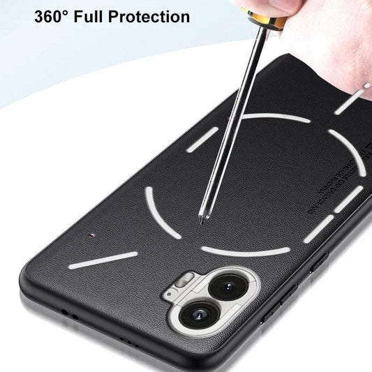 Luxury Matte vegan leather Case - Nothing