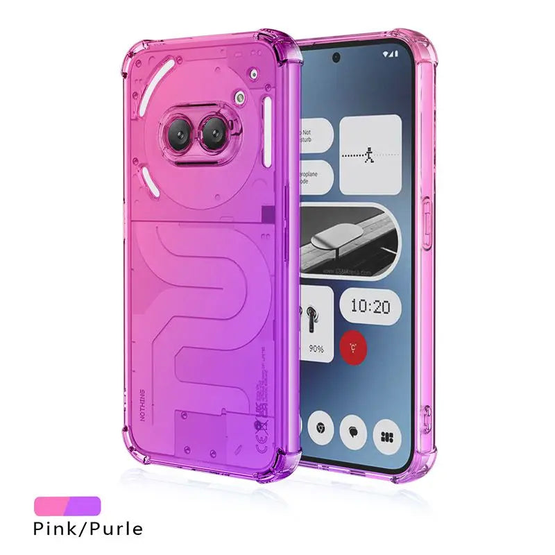 Luxurious Vibrant Clear Gradient Case - Nothing