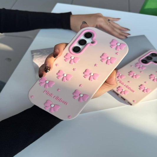 Endearing Pink Bow Knot Case - Samsung