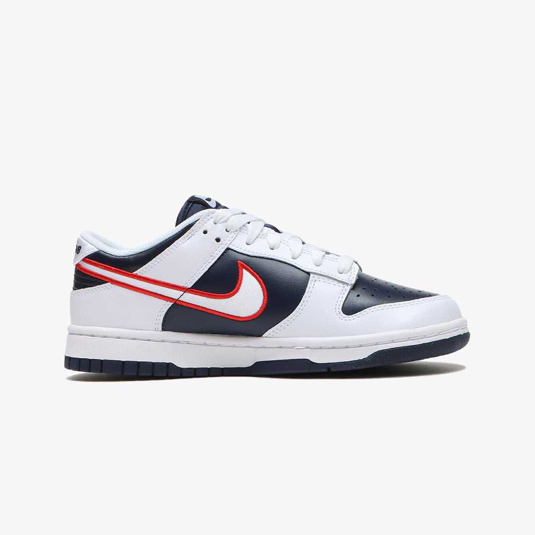 Nike | DUNK LOW PREMIUM { WHITE/UNIVERSITY RED-OBSIDIAN-WOLF GREY