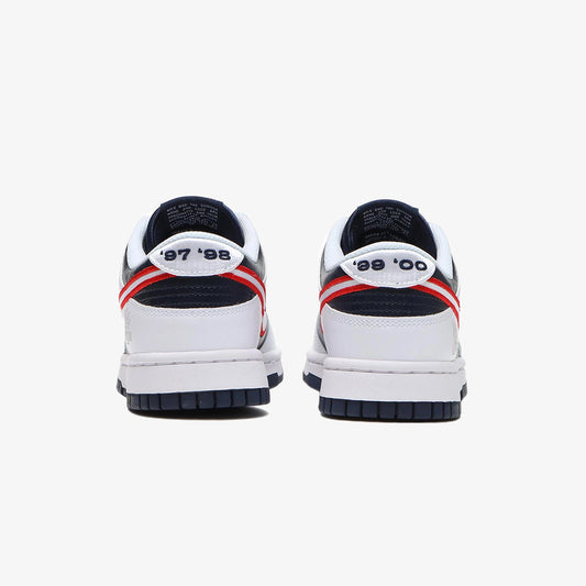 Nike | DUNK LOW PREMIUM { WHITE/UNIVERSITY RED-OBSIDIAN-WOLF GREY