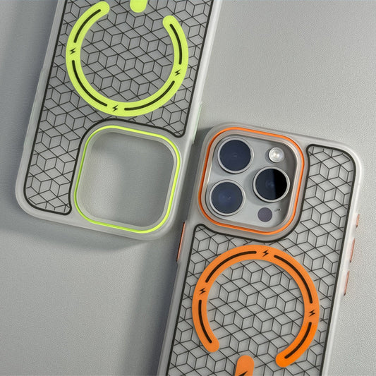 Dynamic 3D Hexagonal MagSafe Case - iPhone