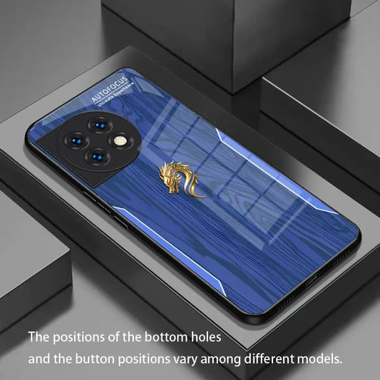 Unique Dragon Head Wood Grain Case - OnePlus