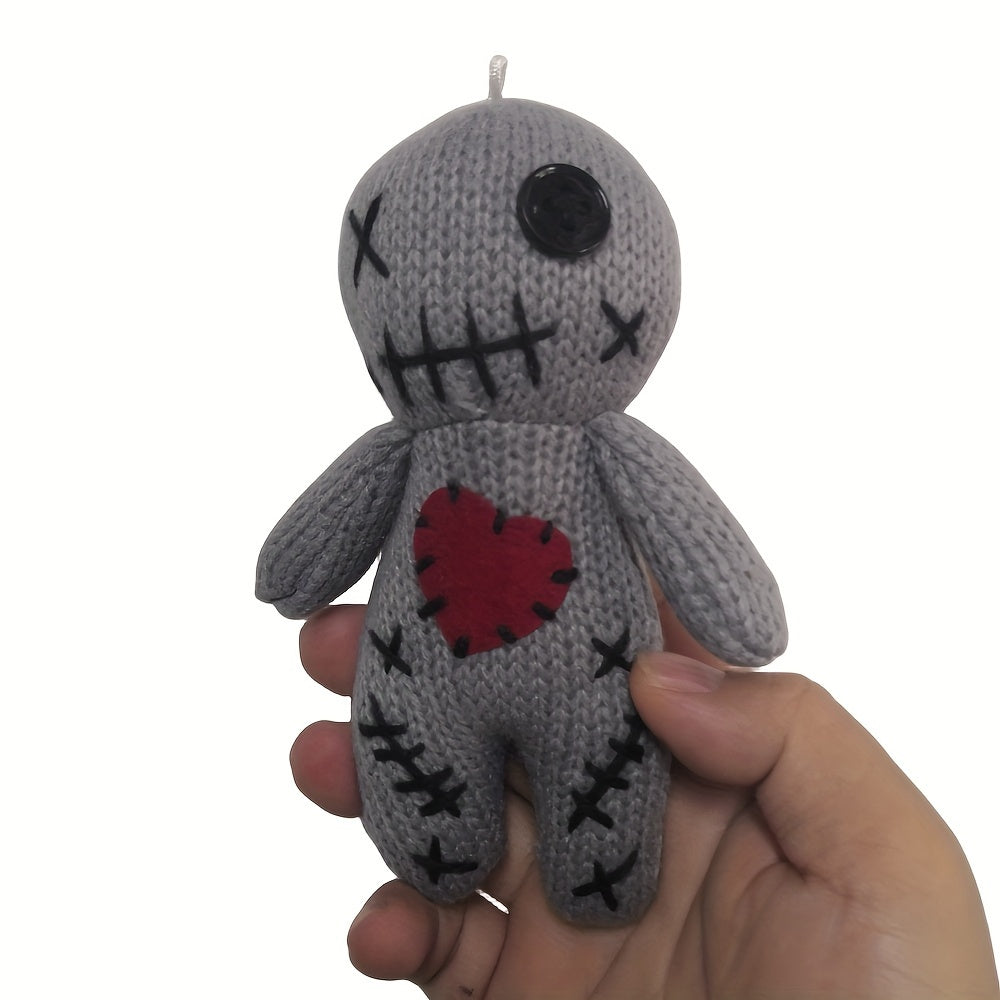 0207ba 1pc Ugly Handmade Thai Voodoo Doll Unique Accessory Halloween Scray Voodoo Dolls Creepy Ghost Doll Horror Christmas Ornaments For Witchcraft Trick Props