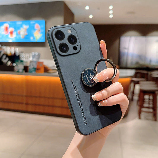 Dynamic Clock-Inspired Ring Stand Case - iPhone
