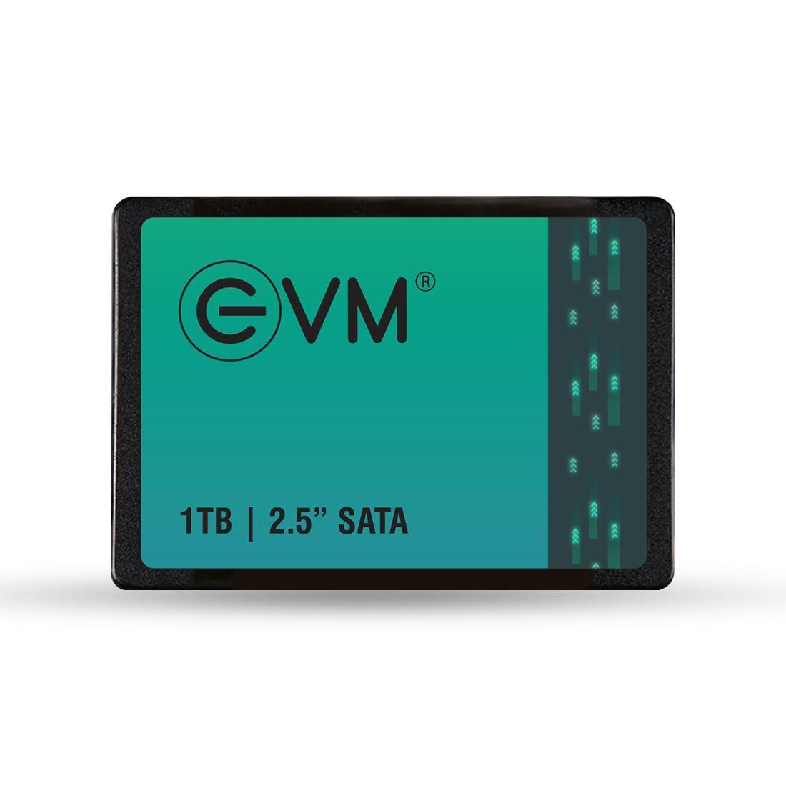 EVM 1TB 2.5 Inch SATA Internal SSD - Read: 550MB/s & Write: 500MB/s - SATA Solid-State Drive - 5Years Warranty (EVM25/1TB)