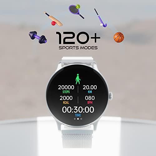 Fire-Boltt Phoenix Ultra Luxury Stainless Steel, Bluetooth Calling Smartwatch, AI Voice Assistant, Metal Body with 120+ Sports Modes, SpO2, Heart Rate Monitoring (Silver)