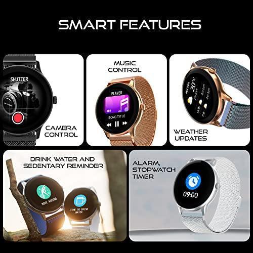 Fire-Boltt Phoenix Ultra Luxury Stainless Steel, Bluetooth Calling Smartwatch, AI Voice Assistant, Metal Body with 120+ Sports Modes, SpO2, Heart Rate Monitoring (Silver)