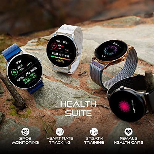 Fire-Boltt Phoenix Ultra Luxury Stainless Steel, Bluetooth Calling Smartwatch, AI Voice Assistant, Metal Body with 120+ Sports Modes, SpO2, Heart Rate Monitoring (Silver)
