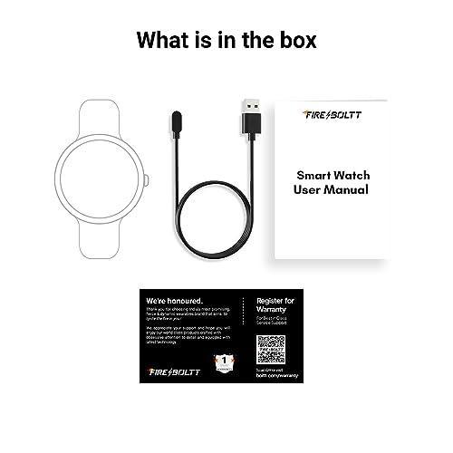 Fire-Boltt Talk 2 Pro Ultra 1.39" Round Display Stainless Steel Luxury Smart Watch, Bluetooth Calling & 360 Health Monitoring, 123 Sports Modes, Inbuilt Voice Assistant (Gold)