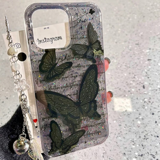 Magical Glitter Butterfly Phone Case