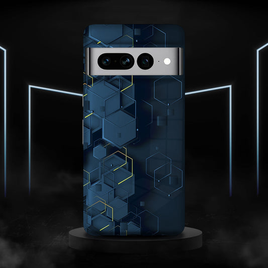 Futuristic Hexagon Grid Case - Google