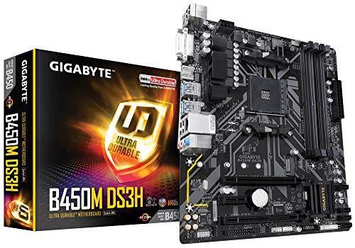 Gigabyte B450M DS3H (AMD Ryzen AM4/M.2/HMDI/DVI/USB 3.1/DDR4/Micro ATX/Motherboard)