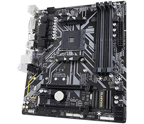 Gigabyte B450M DS3H (AMD Ryzen AM4/M.2/HMDI/DVI/USB 3.1/DDR4/Micro ATX/Motherboard)