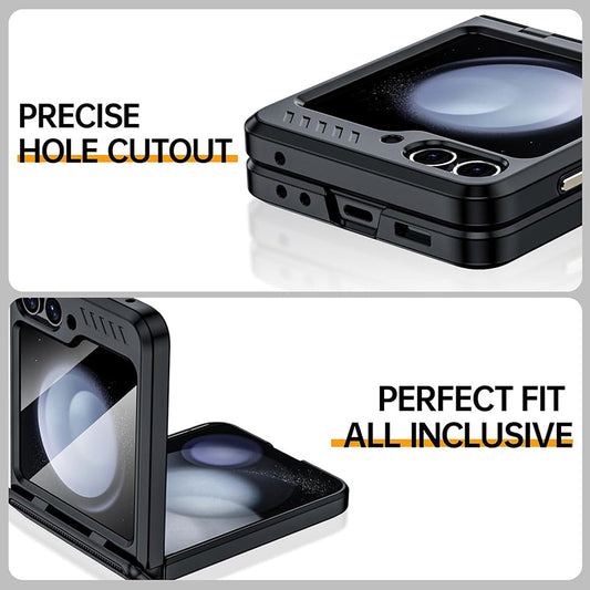 Galaxy Z Flip Series Reinforced Hexagon Armor Case