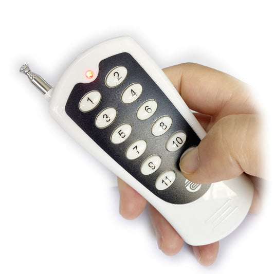 1000m Long Range 12 Channel 433MHz RF Wireless Remote Control