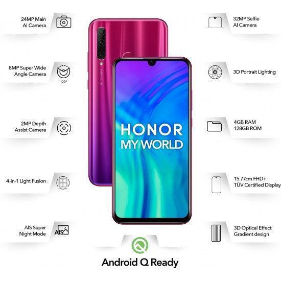 Honor 20i (Phantom Red, 128 GB) (4 GB RAM)