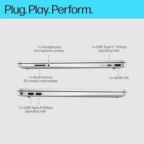 HP Laptop 15,12th Gen Intel Core i3-1215U,15.6 inch(39.6 cm),FHD,Anti-Glare,8 GB DDR4,512 GB SSD,Windows 11,MSO Used
