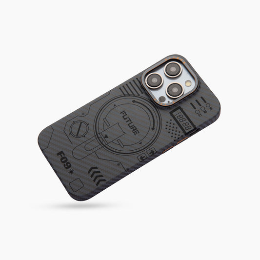 Futuristic Carbon Print Magsafe Case - iPhone
