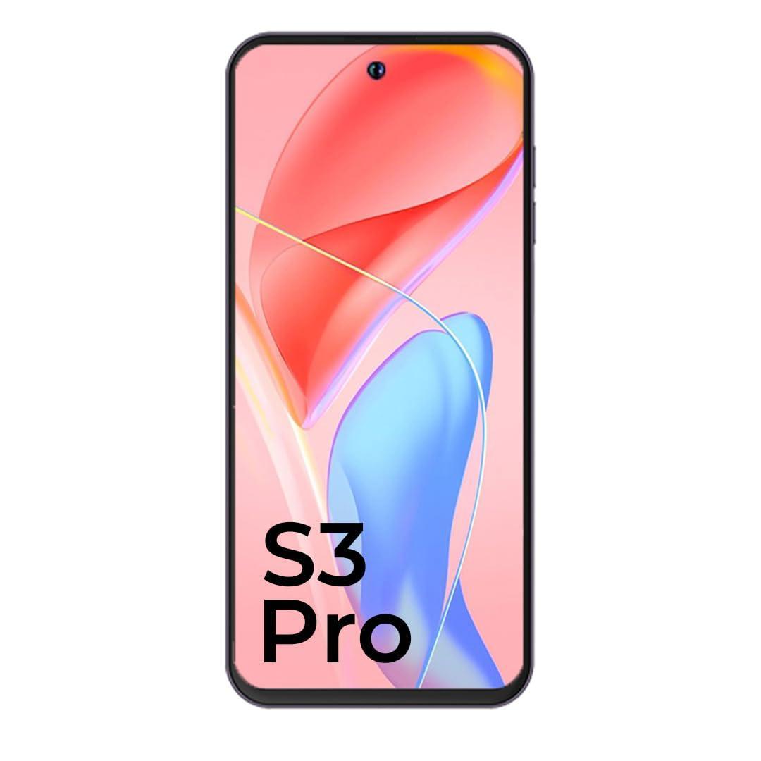 IKALL S3 Smartphone (6.8" HD Display, 6GB Ram, 128GB Storage, Dual 4G Sim) (21MP Camera) (Purple)