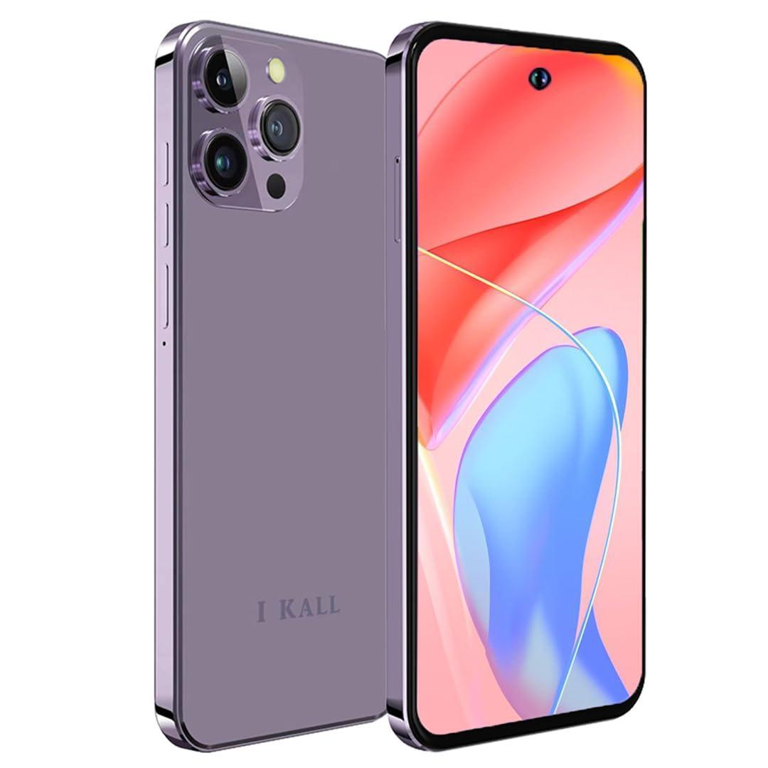 IKALL S3 Smartphone (6.8" HD Display, 6GB Ram, 128GB Storage, Dual 4G Sim) (21MP Camera) (Purple)