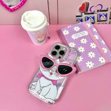 Marie Cat 3D Pink Sunglasses Case