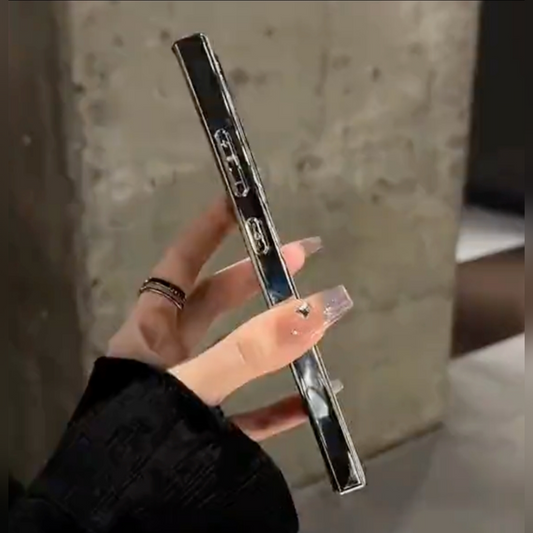 Glossy Luxury Crystal Clear Mirror Case - Samsung