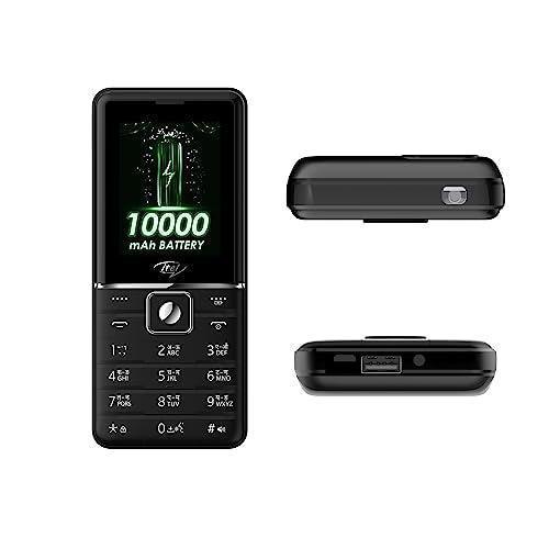 itel Power 900 Power Bank Mobile Phone,10000 mAh with 7 Months Battery Back up, 10W Charging Support and 2.8 inch Display | Black Used