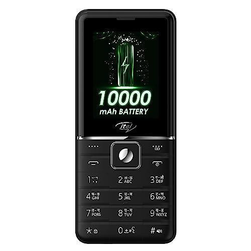 itel Power 900 Power Bank Mobile Phone,10000 mAh with 7 Months Battery Back up, 10W Charging Support and 2.8 inch Display | Black Used