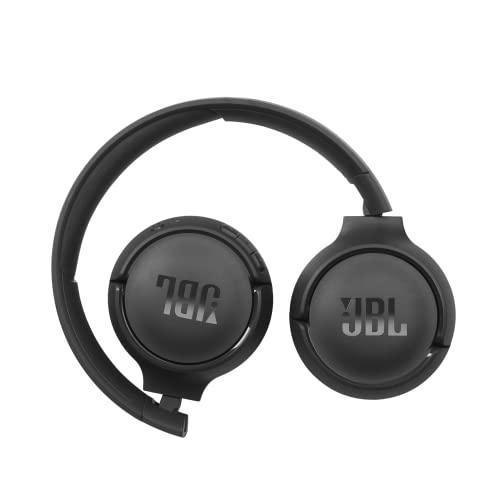 JBL Tune 510BT, On Ear Wireless Headphones with Mic, up to 40 Hours Playtime, Pure Bass, Quick Charging, Dual Pairing, Bluetooth 5.0 & Voice Assistant Support for Mobile Phones (Black)