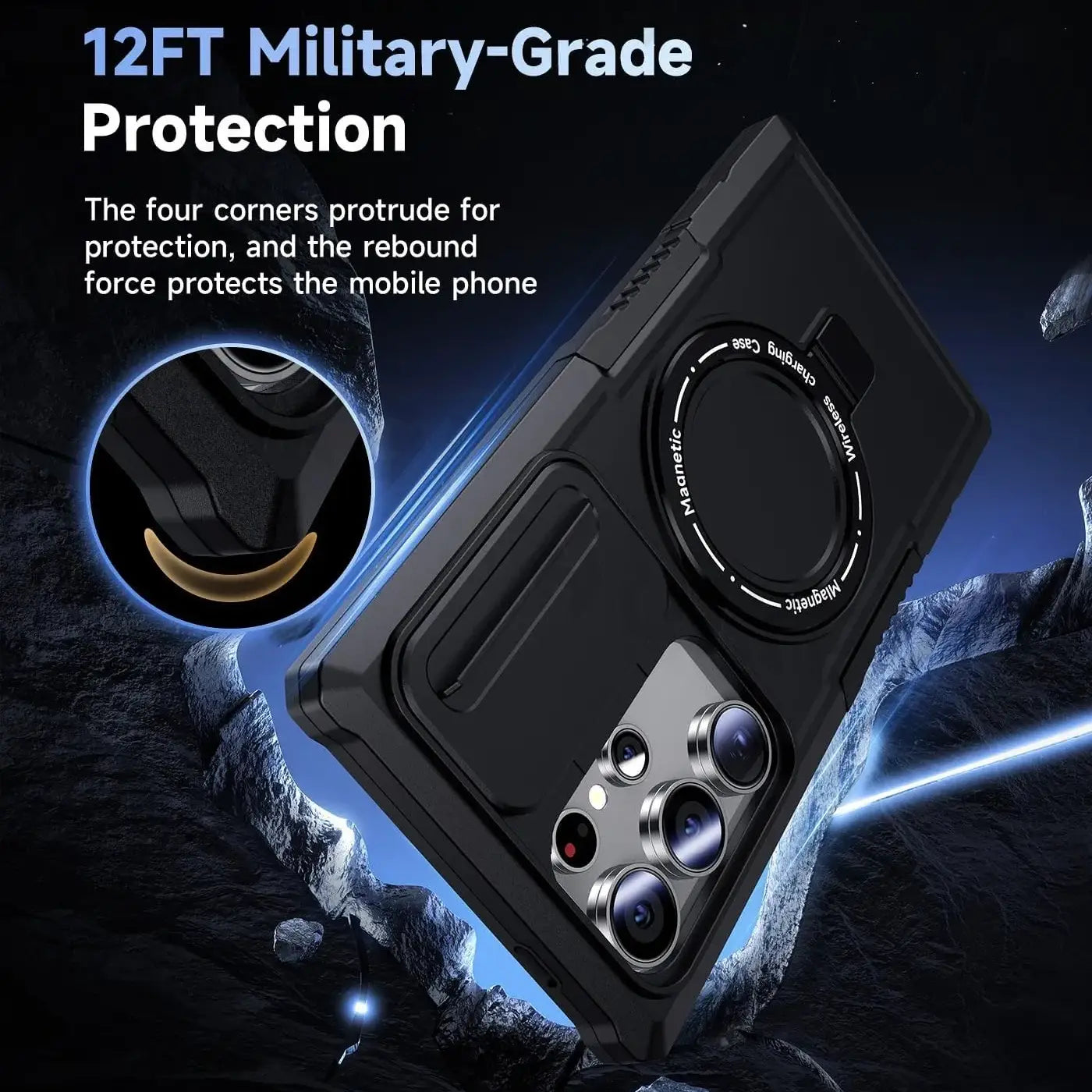 Ultimate Slide Shield KickStand Case - Samsung