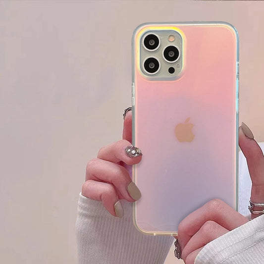Luxury Laser Gradient Matte Case - iPhone