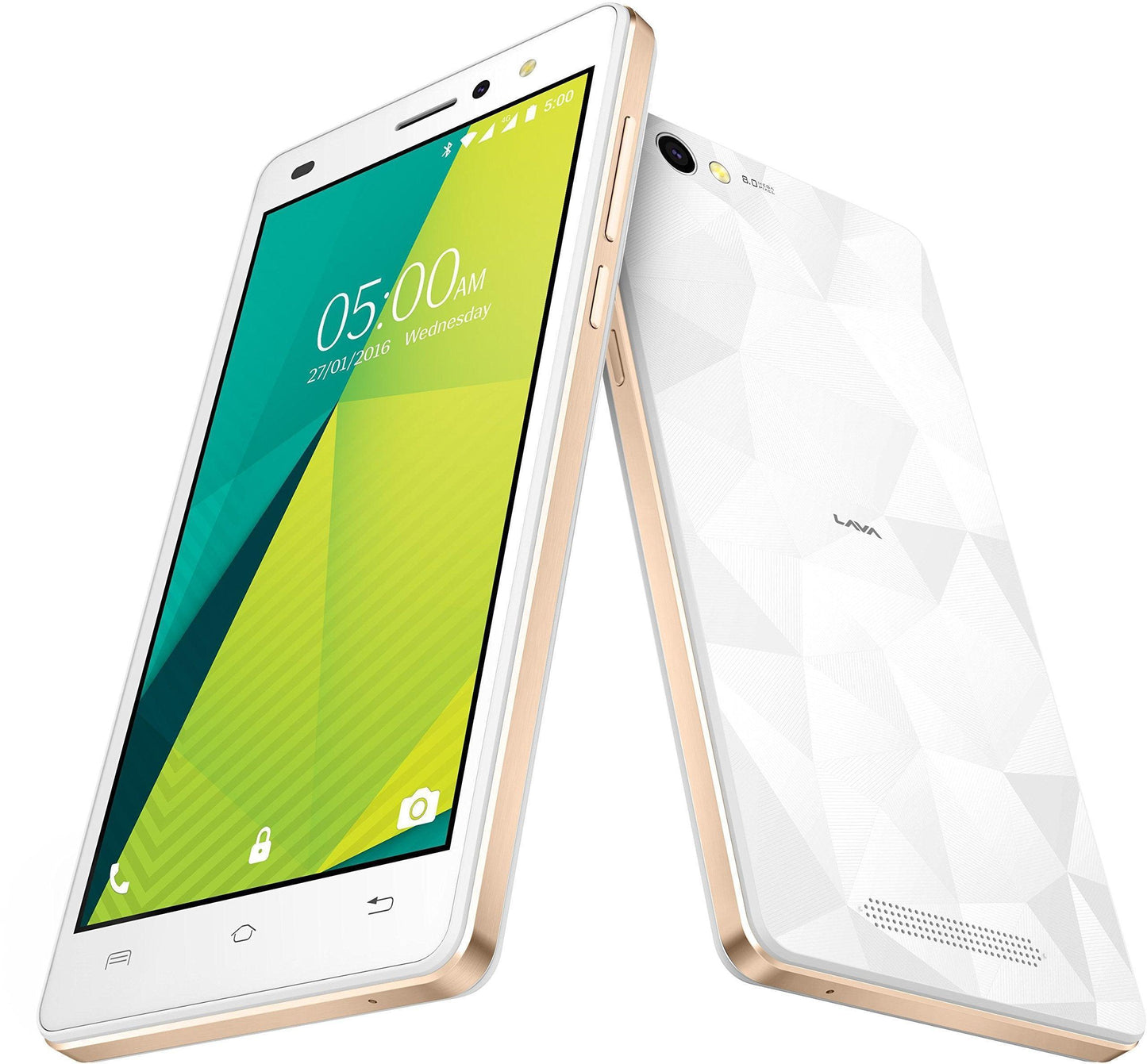 Lava X11 4G (White-Gold)