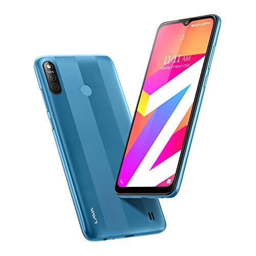 Lava Z3 Striped Cyan(3GB RAM, 32GB Storage)