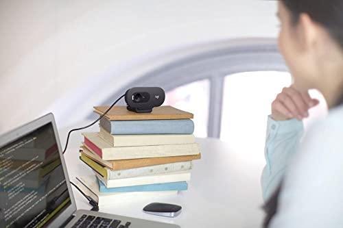 Logitech C505e HD Business Webcam - HD Webcam with 720p and Long-Range mic, Works with Windows, Mac or Chrome