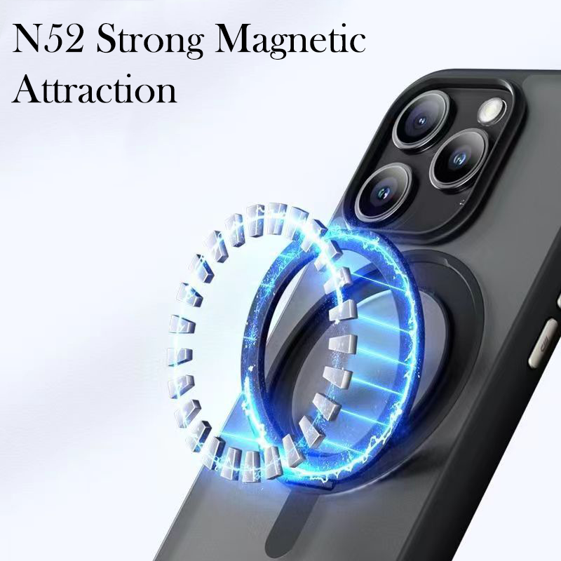 Sleek Chrono Magnetic Stand Case - iPhone