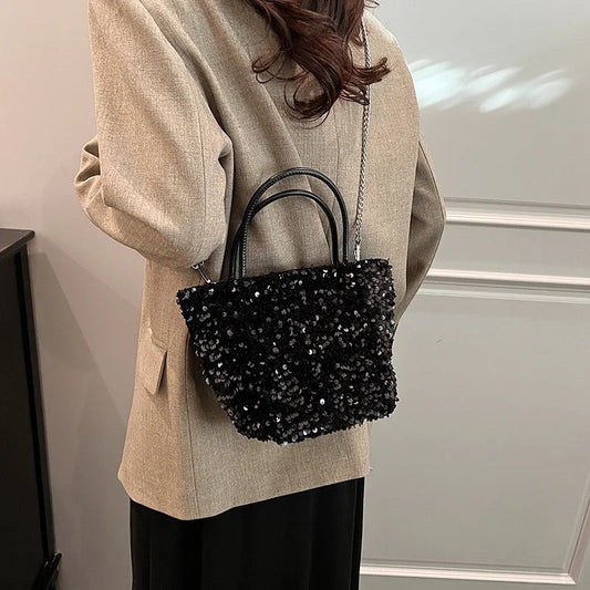 Classy Sequin Shiny Underarm Bag