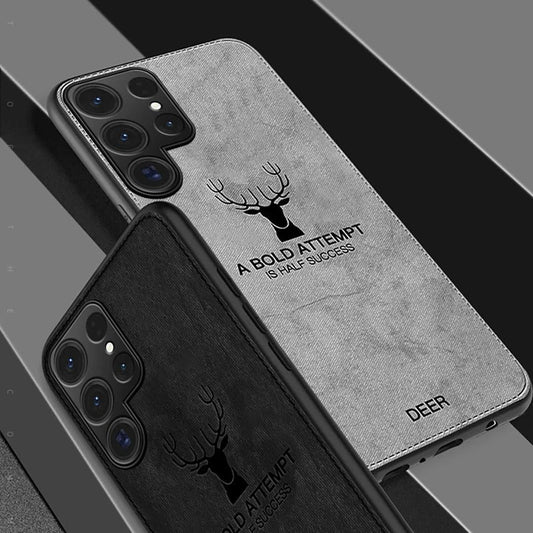 Deer Pattern Inspirational Soft Case - Samsung