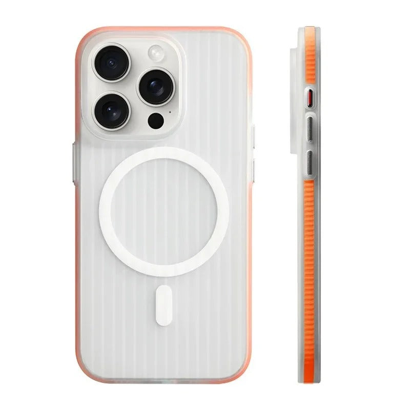 Geometric 3D Stripes MagSafe Case - iPhone