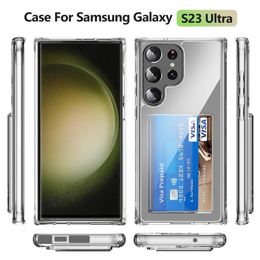 Pure Vision Acrylic Card Holder Case - Samsung