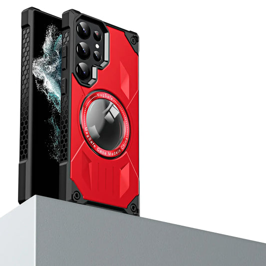 Armor Rugged Metal Ring Kickstand Case - Samsung