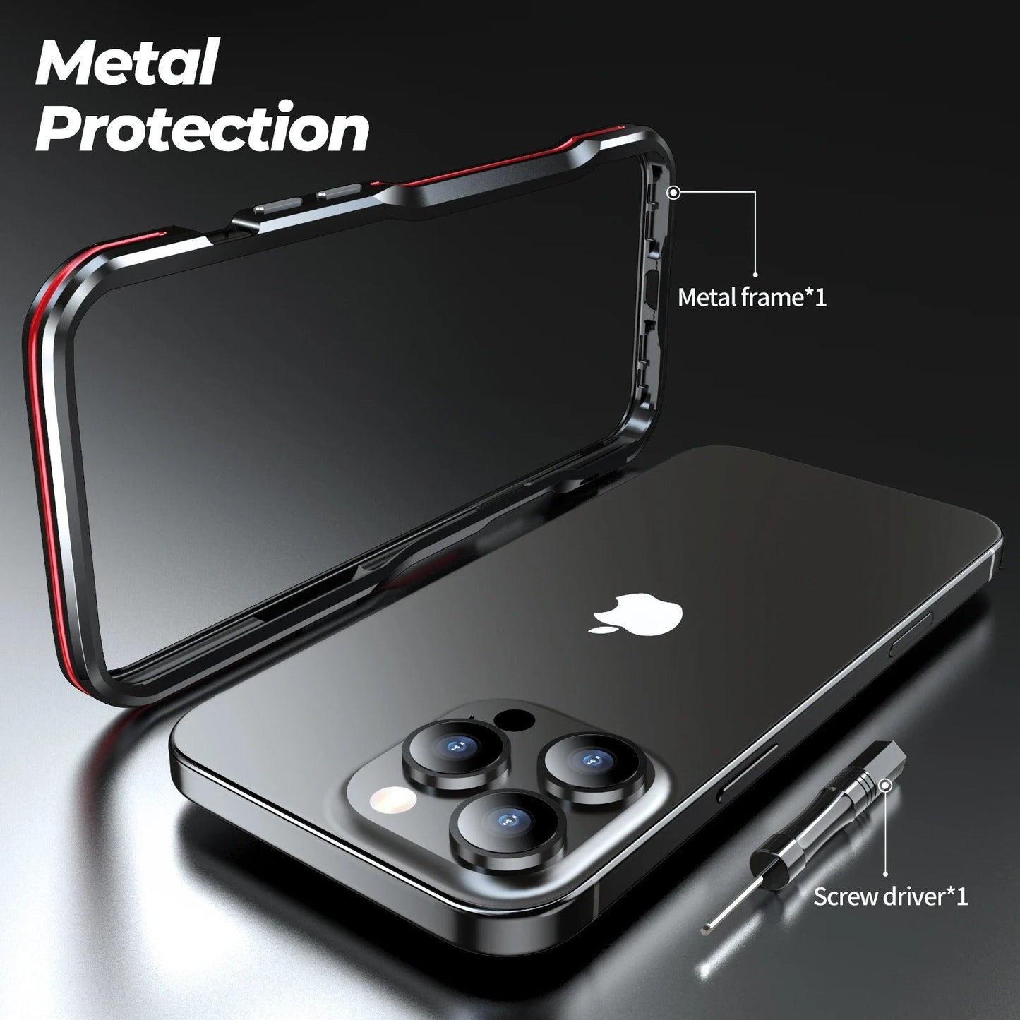 Bumper Luxe Metal Edge Armor Case - iPhone