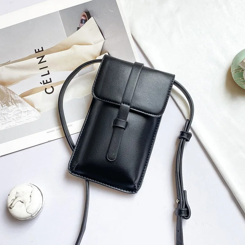 Chic Flap Closure Crossbody Bag