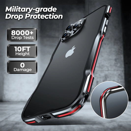 Bumper Luxe Metal Edge Armor Case - iPhone