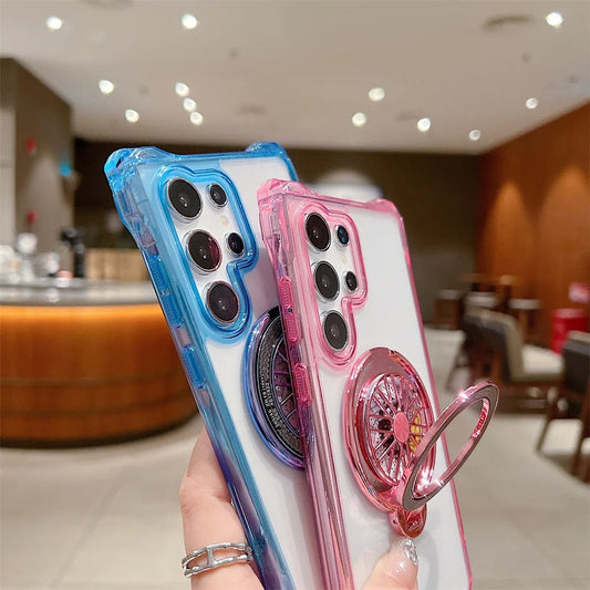 Luxe Crystal Clear Magnetic Case - Samsung