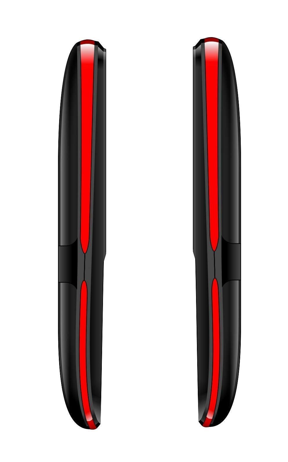 Micromax X412 (Black + Red)